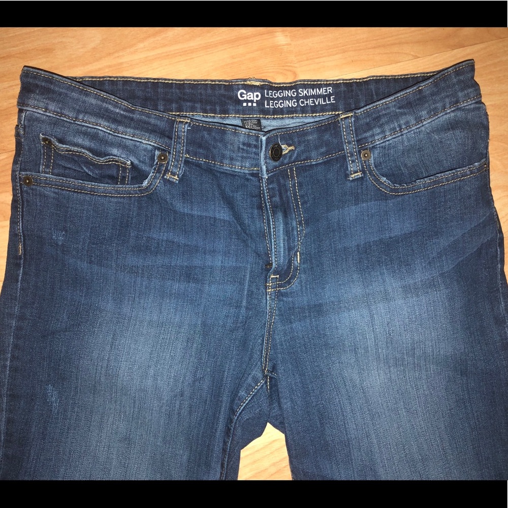 Gap Mid Rise Legging Skimmer Jeans